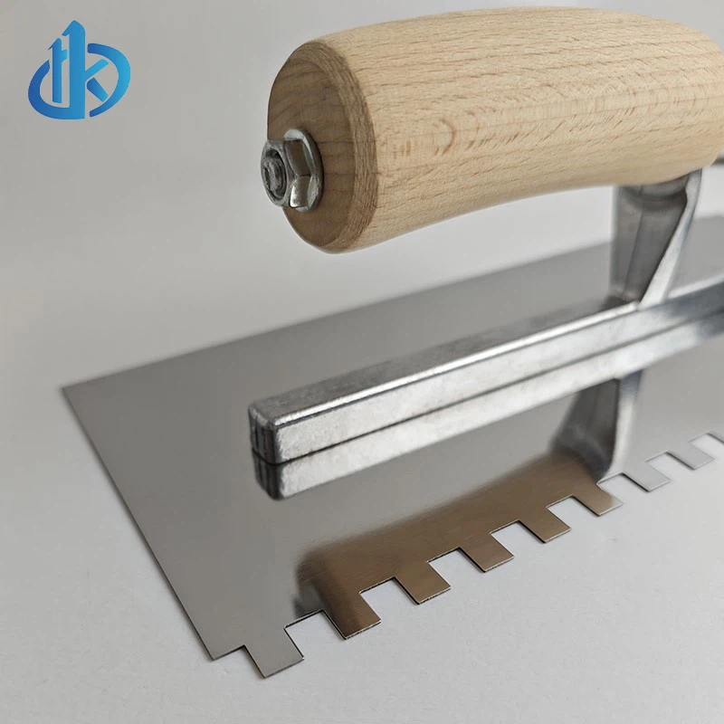 Notched Steel Tilling Trowel Notched Steel Tilling Trowel